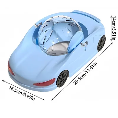 FurryFusion Coche de juguete deportivo para animales pequeños