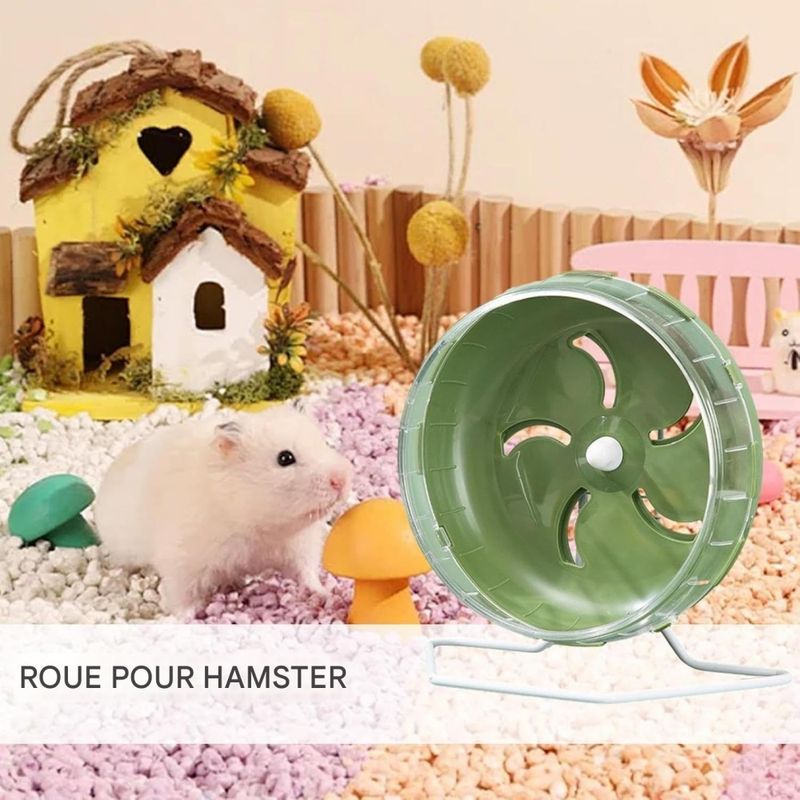 ZooVenture Roue D'exercice Silencieuse Pour Petits Animaux