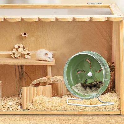 ZooVenture Rueda de ejercicio silenciosa para animales pequeños