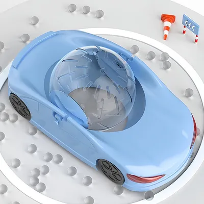 FurryFusion Voiture jouet de fitness pour petits animaux