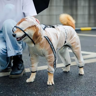 FurryFusion Imperméable transparent pour chien