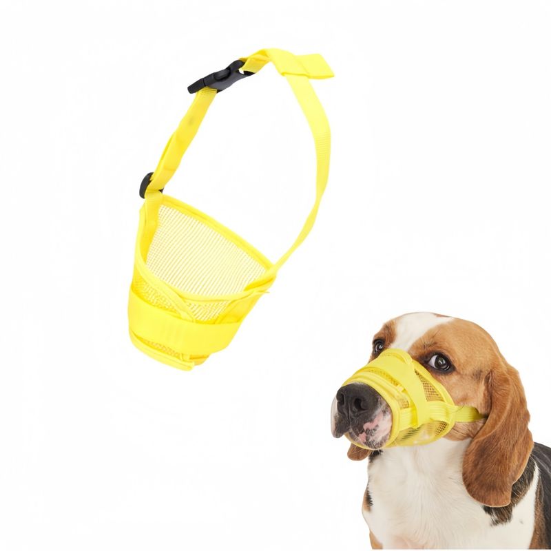 FurryFusion Muselière réglable anti-morsure pour chien