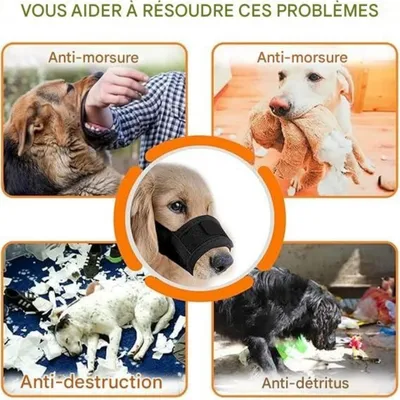 ZenPets Soft Mesh Muzzle Pour Chiens De Petite Et Moyenne Taille