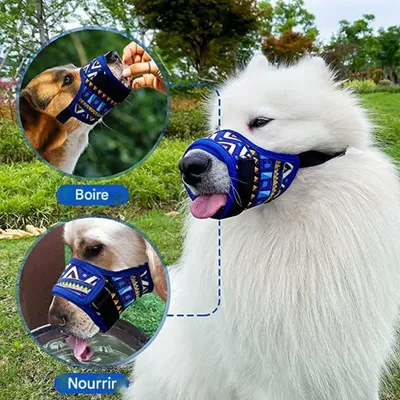 ZenPets Muselière pour chien avec boucle réglable