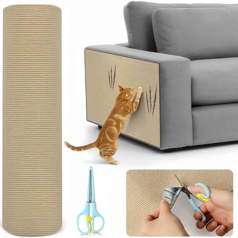 FurryFusion Protection canapé anti - griffe pour chat