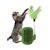 ZenPets Brosse de toilettage pour chat