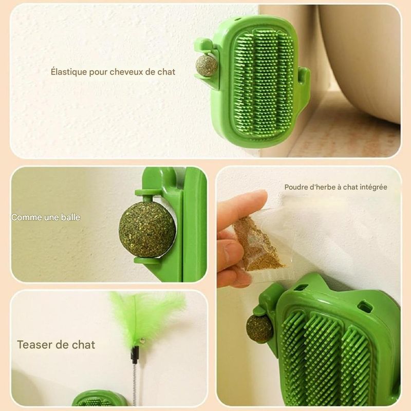 ZenPets Brosse de toilettage pour chat