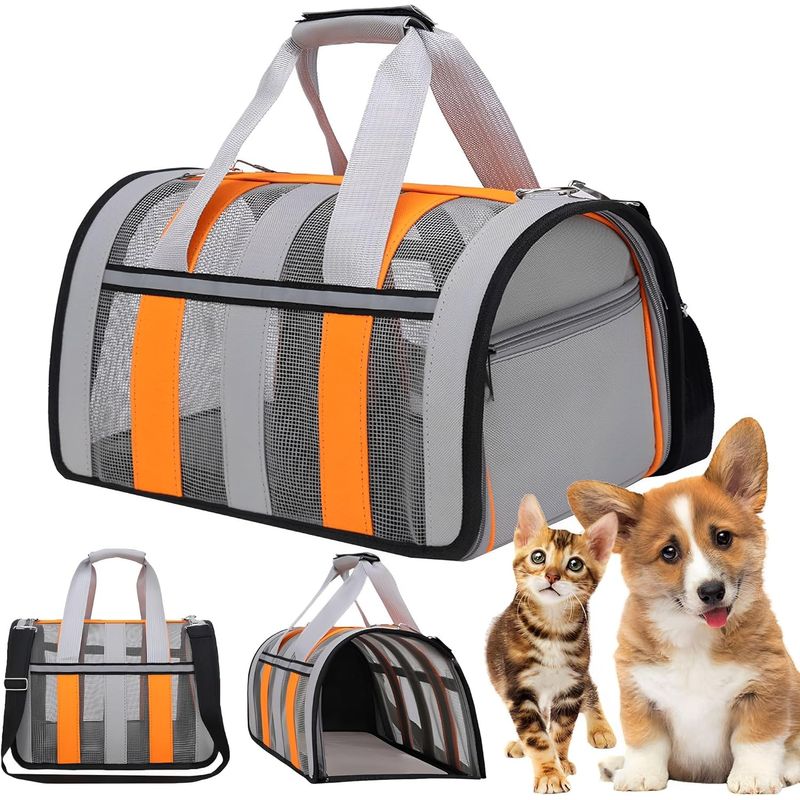 UAMLY Sac pliable et respirant pour chat