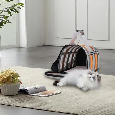 UAMLY Sac pliable et respirant pour chat