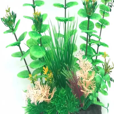 FurryFusion Plantes aquatiques artificielles pour aquarium