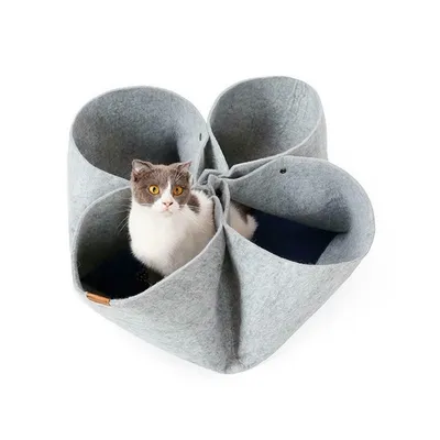 ZenPets Lit tunnel pliable pour chats