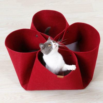 ZenPets Lit tunnel pliable pour chats
