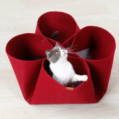 ZenPets Lit tunnel pliable pour chats