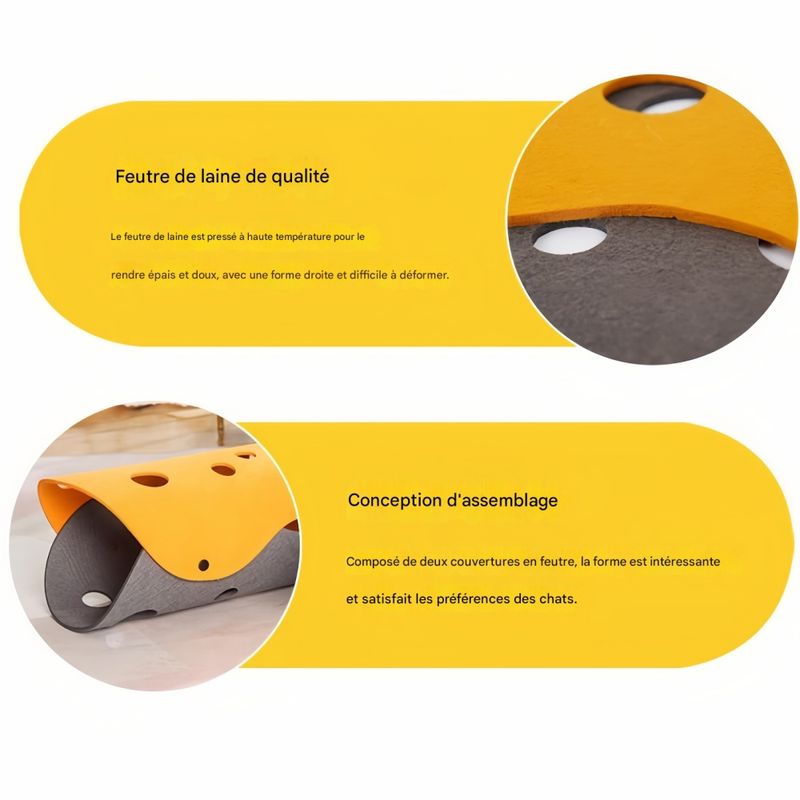 FurryFusion Tunnel pour chat DIY