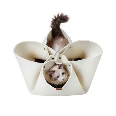 ZenPets Lit tunnel pliable pour chats