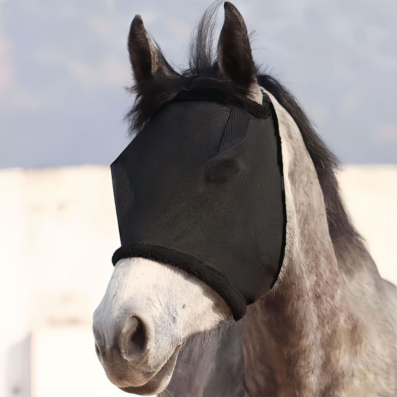 FurryFusion Masque anti-moustiques pour chevaux