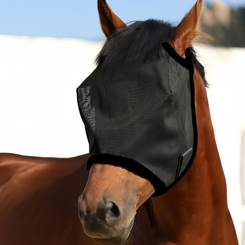 FurryFusion Masque anti-moustiques pour chevaux