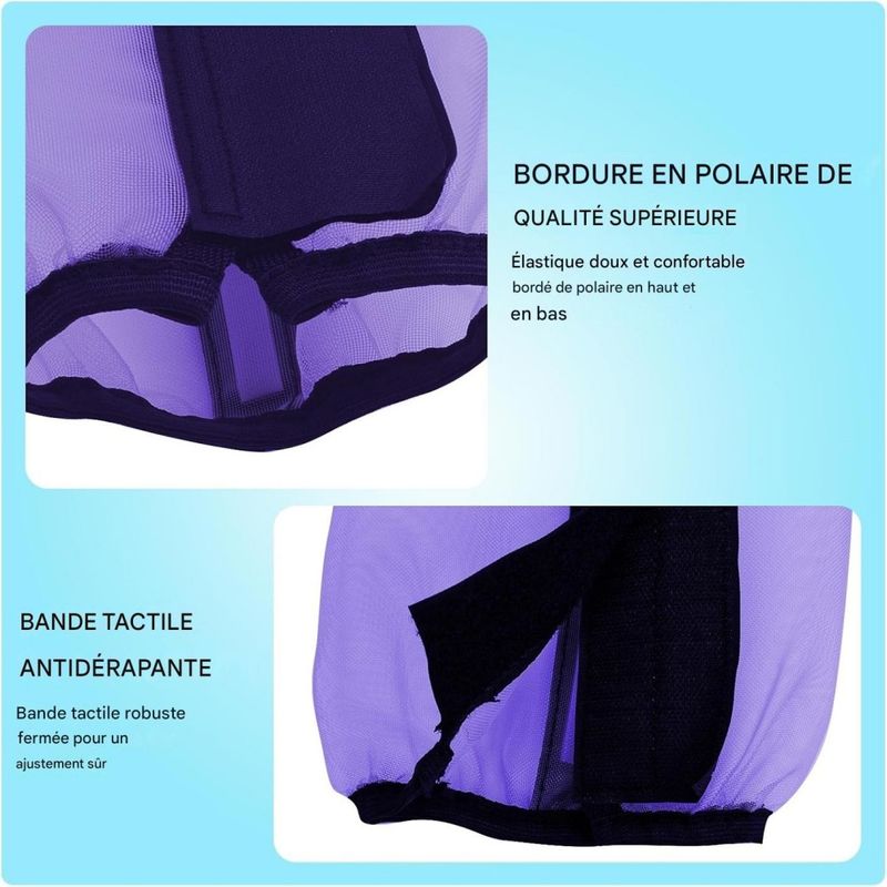 ZooVenture Lot De 4 Guêtres De Protection Pour Cheval Pour Chevaux