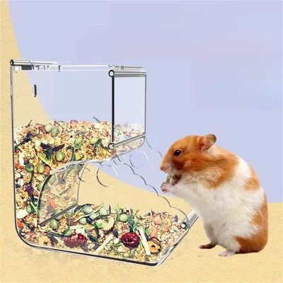 IntiMeg Récipient d'alimentation automatique en pour hamster