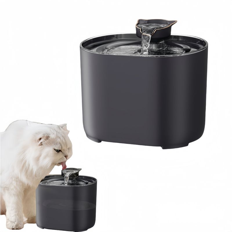 FurryFusion Fontaine à eau pour animaux de compagnie