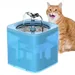 FurryFusion Trinkbrunnen 2 Liter für Katzen und kleine Hunde