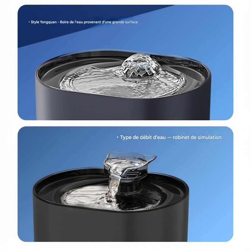 FurryFusion Fontaine à eau pour animaux de compagnie