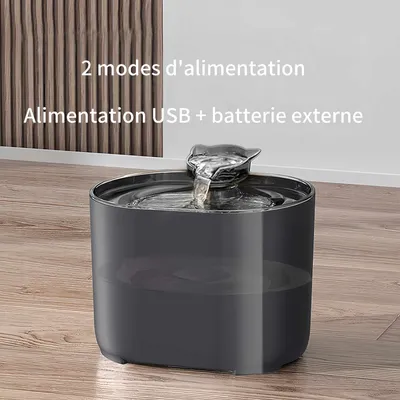 FurryFusion Distributeur d'eau pour chat avec capteur intelligent