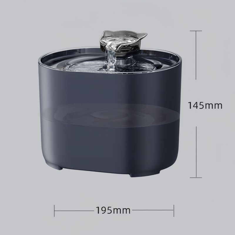 FurryFusion Fontaine à eau pour animaux de compagnie