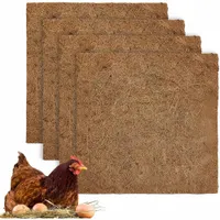 ZooVenture Ensemble De 4 Nids Pour Poules Réutilisables Pour Volaille
