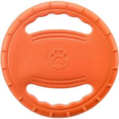 UAMLY Disque frisbee pour chien avec poignées en mousse