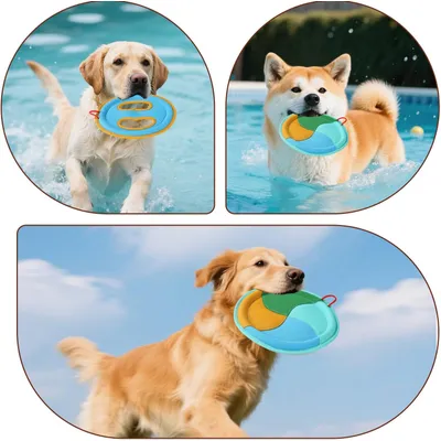 UAMLY Jouet frisbee pour chien