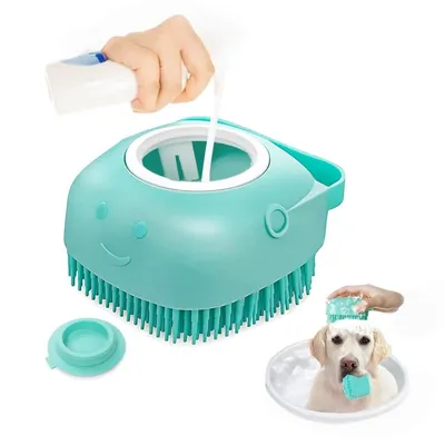 ZenPets Brosse de bain en silicone pour chien ZenPets Brosse de bain en silicone pour chien