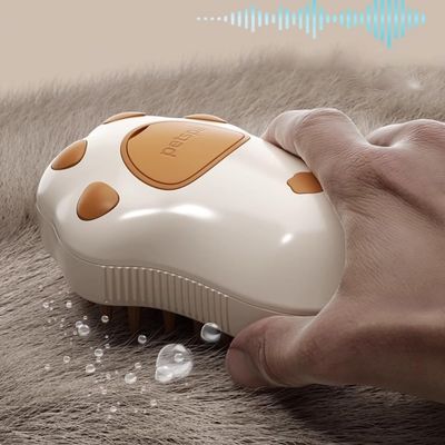 ZenPets Brosse à vapeur 3 en 1 pour chat