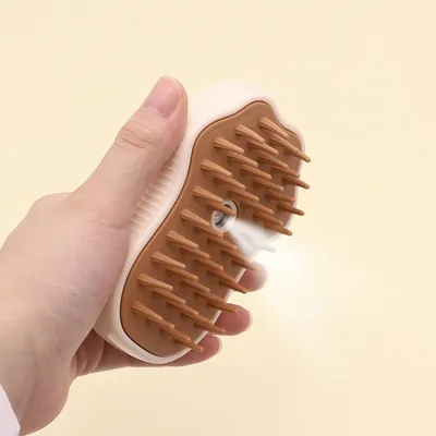 ZenPets Brosse à vapeur 3 en 1 pour chat