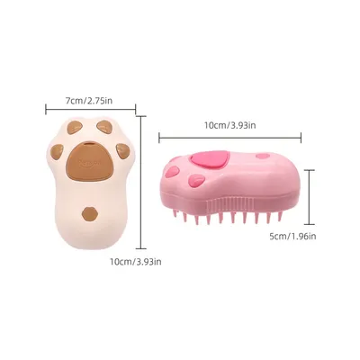 ZenPets Brosse à vapeur 3 en 1 pour chat