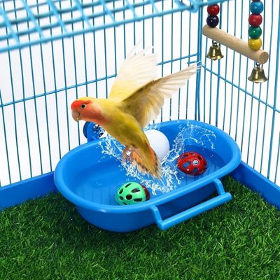 ZooVenture Baignoire Suspendue En PP Pour Oiseaux