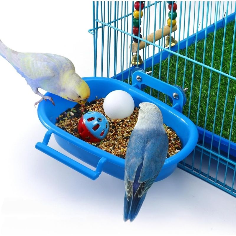 ZooVenture Baignoire Suspendue En PP Pour Oiseaux