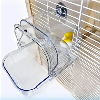 ZooVenture Baignoire Pour Perroquets Avec Vis Extérieure