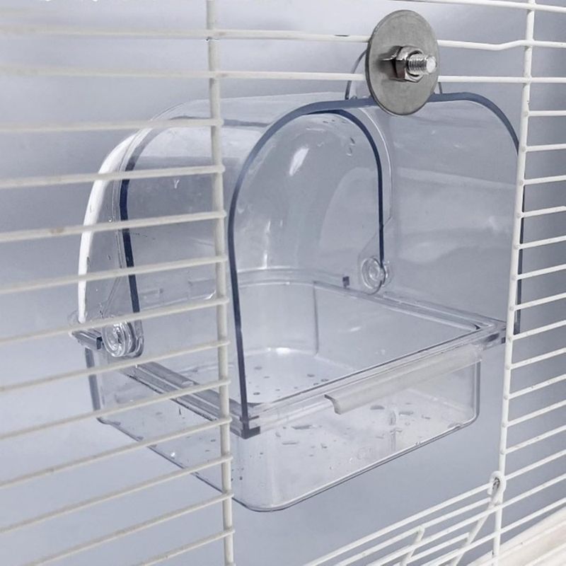 ZooVenture Baignoire Pour Perroquets Avec Vis Extérieure