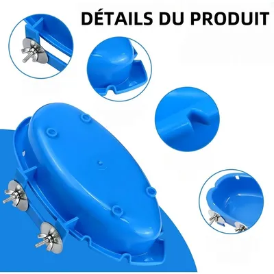 ZooVenture Baignoire Pour Oiseaux 2 Pièces Pour Oiseaux