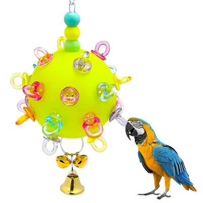 FurryFusion Pelota masticable para loros