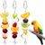 ZooVenture Brochettes Nourriture 3 Pièces Acier Inox Pour Perroquets
