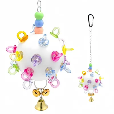 FurryFusion Balle à mâcher pour perroquet