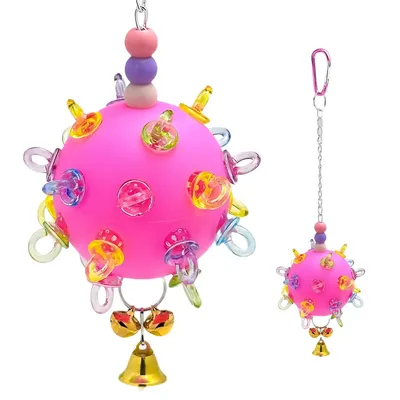 FurryFusion Balle à mâcher pour perroquet