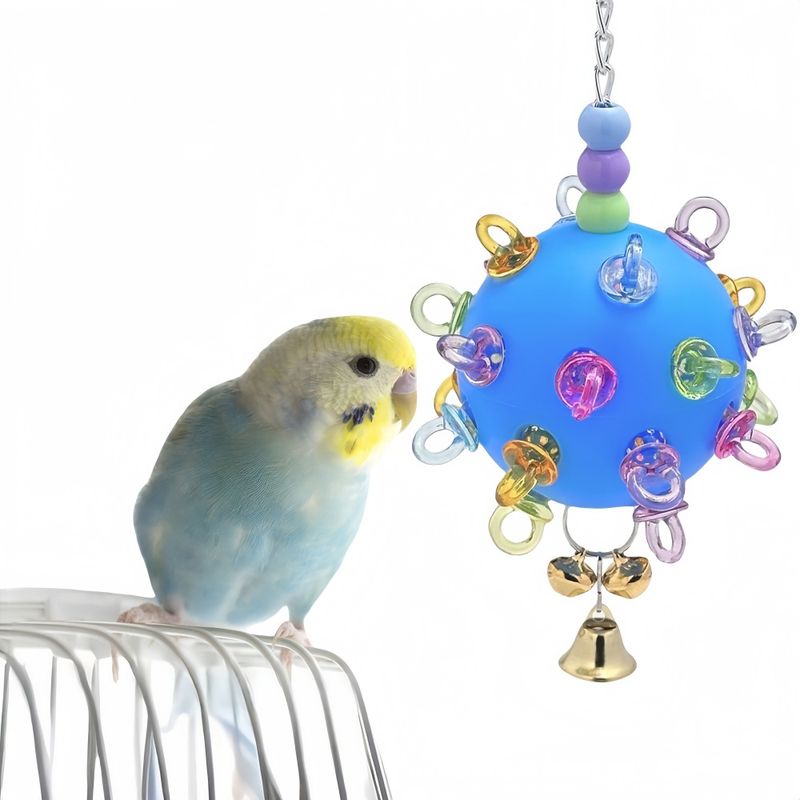 FurryFusion Balle à mâcher pour perroquet