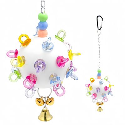 FurryFusion Balle à mâcher pour perroquet