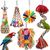 ZooVenture Jouet Perchoir En Corde Avec Clochette Colorée Pour Oiseaux