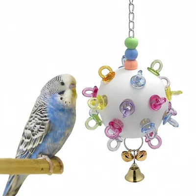 FurryFusion Pelota masticable para loros
