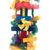 ZooVenture Jouet À Mâcher En Bois Naturel Multicolore Pour Perroquets