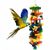ZooVenture Jouet À Mâcher En Bois Naturel Multicolore Pour Perroquets